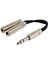 Erkek 2x 1/4 "trs Dişi Ses Y Splitter Ses Hoparlör Kablosu (Yurt Dışından) 5