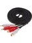 2rca 2rca Kablo Altın Kaplama Erkek Dişi Stereo Ses Kablosu Uzatma (Yurt Dışından) 1