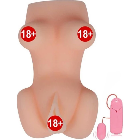 Astarte Big Breast Silikon Titreşimli Vajina Mastürbatör+Hediyeler
