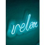 Dekoraven Relax Neon Şekiller Işaret Neon  LED Dekoratif Duvar Aydınlatması Neon Duvar Yazısı