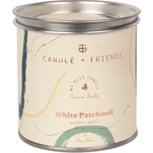 Candle And Friends No.4 White Patchouli Teneke Mum 220GR.