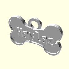 Aldım Geldi Haylaz Tasmalık Künye Tag Kedi Köpek Evcil Hayvana Isme Özel Üretim Isimlik Hediyelik Organik Plastik