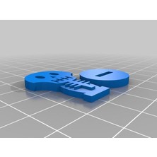 Aldım Geldi Basit Mini D & D Iskelet Plastik Aparat