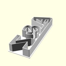 Aldım Geldi A & Z Kişiye Isime Isme Özel Üretim Kurabiye Kek Kalıbı Sevgiliye Eşe Hediyelik Kalıp Hediyesi Organik Plastik