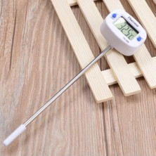 Dijital Gıda Termometre Mutfak Çanak Barbekü Pişirme Et Su Ölçümü Probu