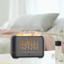 Serin Mist Nemlendirici Uçucu Yağ Difüzör Sessiz 200 ml Kreş Odası Dekor Siyah(Yurt Dışından)