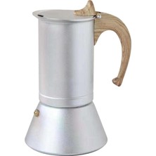 150 ml Moka Pot Kahve Makinesi Soba Indüksiyon Ocak Isıtma Ev Için Dayanıklı