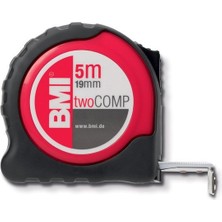 Bmi Two Comp Çelik Metre Plastik Korumalı Stoperli 3 mt