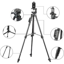 Asfal Bluetooth Kumandalı 10 Inç Işık - 125 cm Tripod + Telefon Tutucu