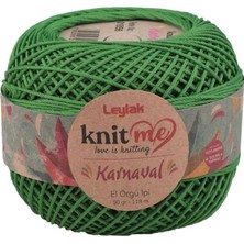 Knitme Karnaval El Örgü Ipi Yeşil 01856 50 Gr.