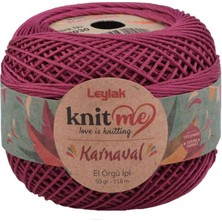 Knitme Karnaval El Örgü Ipi Vişne Çürüğü 00030 50 Gr.