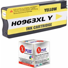 Xplus 3JA29AE 9010 963XL-967XL Uyumlu Sarı Muadil Kartuş 1.600 Sayfa 
