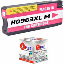 Xplus 3JA28AE 9015 963XL-967XL Uyumlu Kırmızı Muadil Kartuş 1.600 Sayfa 
