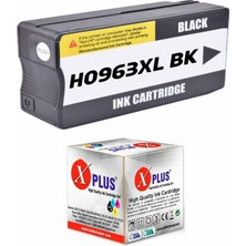 Xplus 3JA30AE 9016 963XL-967XL Uyumlu Siyah Muadil Kartuş 1.600 Sayfa
