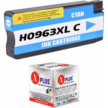 Xplus 3JA27AE 9010 963XL-967XL Uyumlu Mavi Muadil Kartuş 1.600 Sayfa 
