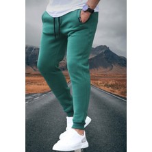 Amor Man Çift Cep 4 Iplik Çok Kalın Şardonlu Pamuk Dokuma Dış Mekan Yeni Stil Erkek Eşofman Altı