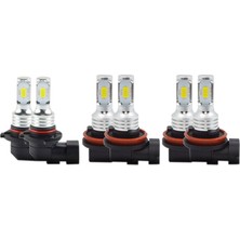 Shuai Yan 6x Combo H11 9005 H16 LED Far Dönüşüm Kiti Uzun Kısa Far Sis Farı 6000K (Yurt Dışından)