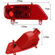 Shuai Yan Araba Arka Tampon Sis Farları Peugeot 3008 Için Yansıtıcı Işıklar 2009 2010 2011 2012 2013 2014 2015 5.0 2 R (Yurt Dışından)