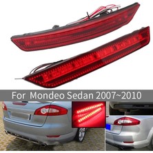 Shuai Yan 2 Adet Araba LED Arka Tampon Reflektör Işık Ford Mondeo Sedan 2007-2010 Kuyruk Fren Stop Araba Işık Sis Lambası (Yurt Dışından)