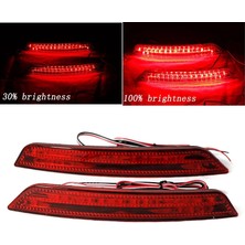 Shuai Yan 2 Adet Araba LED Arka Tampon Reflektör Işık Ford Mondeo Sedan 2007-2010 Kuyruk Fren Stop Araba Işık Sis Lambası (Yurt Dışından)