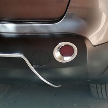 Shuai Yan Araba Arka Tampon Sis Lambası Kapağı Sis Lambası Kapağı Dekoratif Şerit Uygulanabilir Nissan Qashqai J10 2010 2011 2012 2013 (Yurt Dışından)