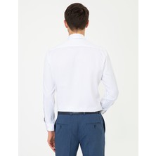 Pierre Cardin Erkek Beyaz Regular Fit Uzun Kollu Klasik Gömlek 50251615-VR013