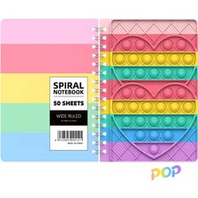 Tianyeda Bubble Fidget Notebook Pop Fidget Oyuncaklar Stresi Azaltan Defter(Yurt Dışından)