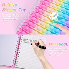 Tianyeda Bubble Fidget Notebook Pop Fidget Oyuncaklar Stresi Azaltan Defter(Yurt Dışından)