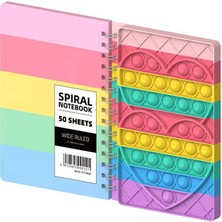 Tianyeda Bubble Fidget Notebook Pop Fidget Oyuncaklar Stresi Azaltan Defter(Yurt Dışından)