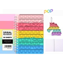 Tianyeda Pop Defter Pop Bubble Fidget Notebook Pop Fidget Oyuncaklar Stresi Azaltan Defter(Yurt Dışından)