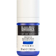 Liquitex : Professional Soft Body : Akrilik Boya : 59 ml : Cobalt Blue Hue 381 S1