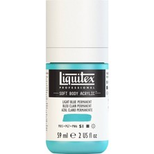 Liquitex : Professional Soft Body : Akrilik Boya : 59 ml : Light Blue Perm 770 S1