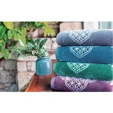 Özdilek El Havlusu Pamuk Dokuması Majolika 50X90 cm Yeşil