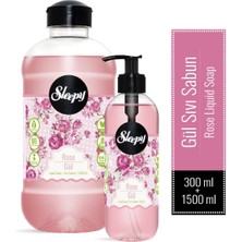 Sleepy Gül Sıvı Sabun 300 ml + 1500 ml