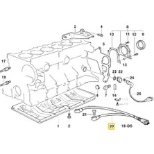 Heropar Bmw Uyumlu M50 M52 Motor Hella Vuruntu Sensörü 12141703276