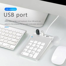 Shuai Yan Küçük Klavye 3xusb2.0 Çok Fonksiyonlu Bilgisayar Ofisi Finansal Muhasebe Yazarkasa Için Kablolu Sayısal Klavye (Yurt Dışından)