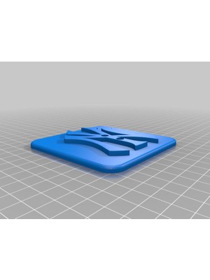 Aldım Geldi Modüler Römork Hitch Faceplate - New York Yankees Plastik Aparat