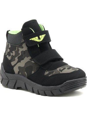 Yellow Kids Track 1pr Siyah Erkek Çocuk Outdoor Bot