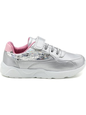 Polaris 620115.F2FX Gümüş Kız Çocuk Spor Ayakkabı