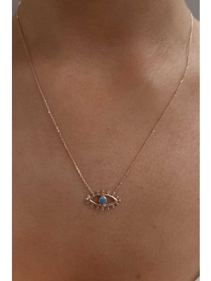 Fiyonk Kuyumculuk 14 Ayar Altın Kirpik Kolye