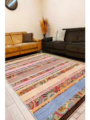 Kilim Home Bable Serisi Dekoratif  Pamuk Kaymaz Taban Halı 1010