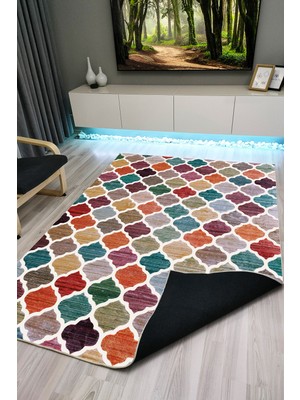 Kilim Home Bable Serisi Dekoratif  Pamuk Kaymaz Taban Halı 1006