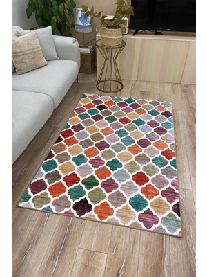 Kilim Home Bable Serisi Dekoratif  Pamuk Kaymaz Taban Halı 1006