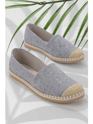 Bambi Kot Mavi  Kadın Espadril K011250100