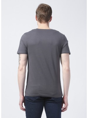 Jack & Jones Bisiklet Yaka Basic Tişört-Organic