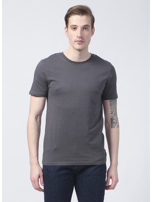 Jack & Jones Bisiklet Yaka Basic Tişört-Organic