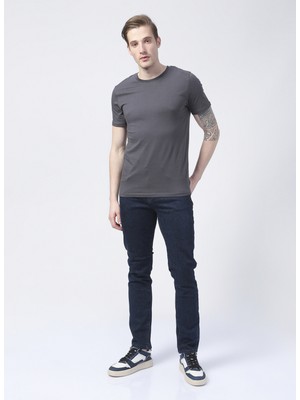 Jack & Jones Bisiklet Yaka Basic Tişört-Organic