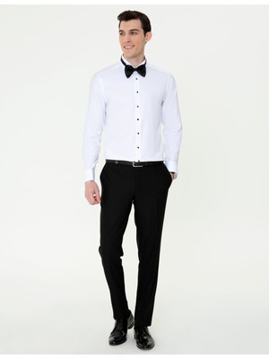 Pierre Cardin Erkek Beyaz Slim Fit Smokin Gömlek 50246041-VR013