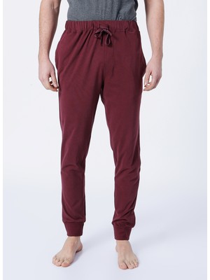 D'S Damat 200012004 Normal Bel Bordo Erkek Pijama Alt