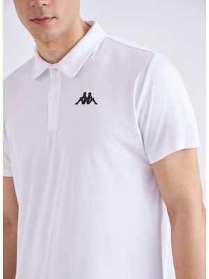 Kappa Kombat Poly Polo Tk Beyaz Erkek T-Shirt 331D53W-001